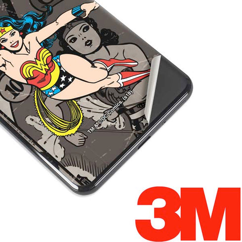 DC Comics Wonder Woman Vintage pose pattern Google Pixel 3 XL Skin